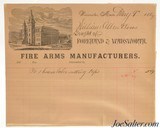 Rare 1880's Forehand & Wadsworth Ledger Sheet Letter Head Receipt - 1 of 4