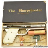 Scarce Boxed Nickel Deluxe Sharpshooter Pellet Pistol W/Extras Bulls Eye Mfg. Corp - 1 of 14