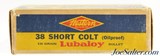 Western 38 Short Colt Ammo "Bullseye" Target Logo Box Lubaloy 50 Rds - 4 of 7