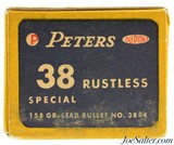 Excellent Peters Rustless 38 Special Full Box Ammunition - 2 of 8