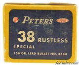 Excellent Peters Rustless 38 Special Full Box Ammunition - 5 of 8