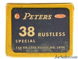 Excellent Peters Rustless 38 Special Full Box Ammunition - 3 of 8