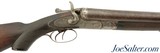 Antique W. Parkhurst English 10 Ga Hammer Double Shotgun - 1 of 15