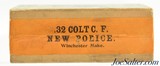 Excellent Sealed! Winchester 32 Colt New Police Ammo "Picture Box" - 2 of 6