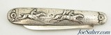 Sterling Silver Folding Fruit Knife William Needham Sheffield 1916 Fox Hunt - 2 of 4