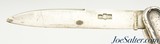 Sterling Silver Folding Fruit Knife w/Nut Pick Birmingham England - 3 of 6