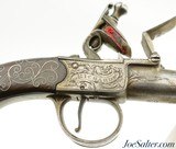 Lovely Pair of 18th Century British Flintlock Turn-Off Pistols - 3 of 15