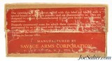 Sealed! 300 Savage Ammo Box Savage Corp Model 1899 & 1920 - 2 of 5