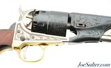 Unfired 1860 Colt Army Deluxe Engraved "Old Silver" Pietta 44 Cal. Percussion 8 Inch - 3 of 14