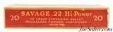 Sealed! 22 Savage High Power Ammo Full Box Model 1899 - 3 of 7