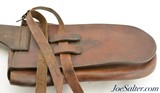 WW1 British Canadian Cavalry Leather Horse Saddle Wallets - 7 of 9