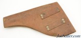 WW2 British 1939 Pattern Webley Revolver Leather Holster Canadian - 2 of 4