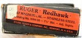 Boxed Ruger Redhawk 357 Magnum Stainless Revolver 7 ½ Barrel Built 1985 - 13 of 13