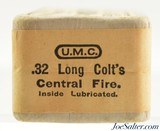 Excellent and Crisp Sealed! UMC 32 Long Colt Black Powder Ammo Full Box - 3 of 6