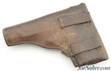 WW2 Identified Bring back Polish Made Holster for VIS Model 1935 RADOM - 2 of 7
