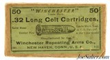 Sealed! Winchester 32 Long Colt Full Box Black Powder Ammo 8-11 Date Code - 1 of 6