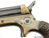 Very Fine Antique C. Sharps & Co. 22 RF Model 1A Pepperbox 4 Shot Pistol - 7 of 14