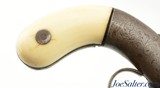 Scarce Engraved Manhattan Bar Hammer Single Shot Pistol Ivory Grips - 2 of 13