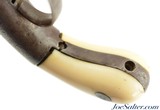Scarce Engraved Manhattan Bar Hammer Single Shot Pistol Ivory Grips - 12 of 13