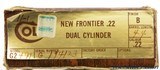Excellent LNIB Colt New Frontier 22 LR/ 22 Mag 2 Cylinder 4.4 Inch Bbl Mfg 1976 - 14 of 14