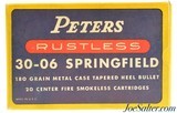 Excellent Peters Rustless 30-06 Springfield Ammo Full Box 180 Grain - 1 of 5