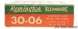 Post War Remington Kleanbore Hi-Speed 30-06 Ammo 180 Gr Soft Point - 3 of 5