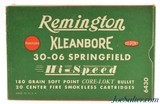 Post War Remington Kleanbore Hi-Speed 30-06 Ammo 180 Gr Soft Point - 1 of 5