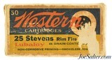 Western 25 Stevens Rim Fire Lubaloy 65 Grain Bullet Ammo - 1 of 5