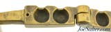 Solid Brass .50 cal. Double Cavity Round Bullet Mold 1700s - 4 of 4