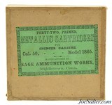 Excellent Full Box Sage 50 Caliber Spencer Carbine Ammo Model 1865 - 1 of 7