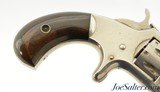 Smith & Wesson No. 1 Third Issue 22 RF Revolver Nickel Tight & Excellent - 2 of 13
