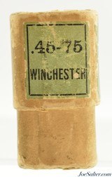 Seldom Seen Early 1900's "Centennial" 1876 Winchester 45-75 WCF Ammo Full Box - 5 of 7