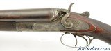 English R. Redman Double Barrel 10 Gauge Hammer Shotgun London Antique - 12 of 15