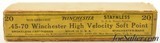 Full Box Winchester 45-70 High Velocity "7-26 K4509C" Code Ammo - 2 of 7