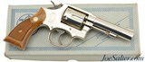 Excellent Boxed Nickel Smith & Wesson Model 10-6 M&P Revolver 38 Spl.