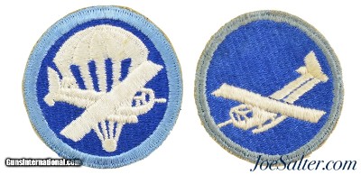 WWII U.S. Airborne Glider Infantry/Combined Cap Badge Patches