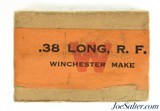 Excellent Sealed! Winchester 38 Long Rim Fire Black Powder Rifle Ammo Model 1885 - 5 of 6