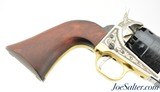 Unfired 1860 Colt Army Deluxe Engraved "Old Silver" Pietta 44 Cal. Percussion 8 Inch - 2 of 14