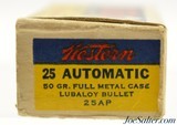 Western "Bullseye Target" Logo Box 25 Auto Lubaloy Full Box Ammo - 4 of 6