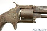 British Meyers Copy of S&W No. 2 Revolver Engraved - 3 of 15