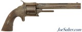 British Meyers Copy of S&W No. 2 Revolver Engraved - 1 of 15