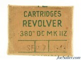 WWII Canadian 380 Revolver Ammo Packet MK IIZ 12 Rounds
Sealed! - 1 of 4