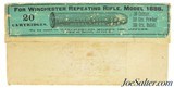 Scarce Early Green Label 50-110 Express WCF Black Powder Ammo Model 1886 - 1 of 9