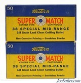 Western Super Match 38 Special 148gr Mid Range WC Ammo 100rnds - 1 of 3