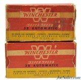 Vintage Winchester Super-Speed 38 Automatic Cartridges 90rnds - 1 of 4