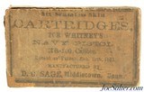 Scarce Civil War D.C. Sage Ammo Packet For 36 Cal. Whitney Navy Pistol