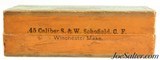 Rare Winchester 45 S&W Schofield Black Powder Ammunition Full Box - 4 of 9