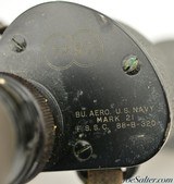 WWII SARD Square D Company USN US Navy Mark 21 7X50 Binoculars - 5 of 9