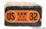 Excellent Sealed! US Cartridge Co. 32 S&W BP Ammo Lowell, Mass Full Box - 3 of 6