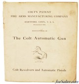 COLT'S AUTOMATIC GUN MODEL 1914 Operating Manual - 1 of 5